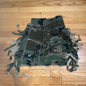Camouflage skirt